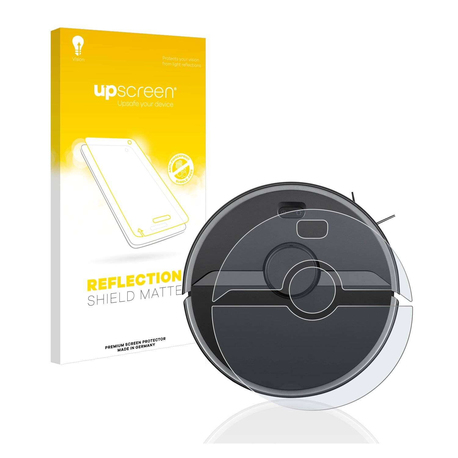 upscreen Reflection Shield Matte Premium Displayschutzfolie für Roborock S6