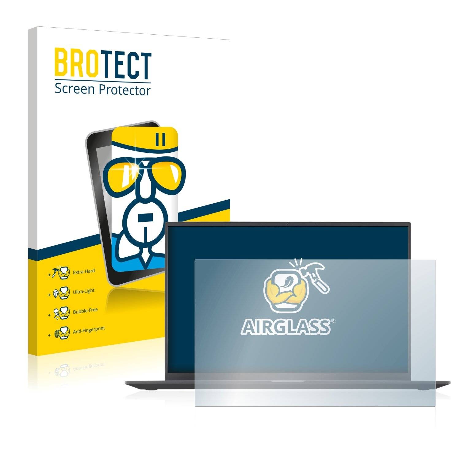 BROTECT AirGlass Schutzglas Folie für LG Ultra PC 16U70Q