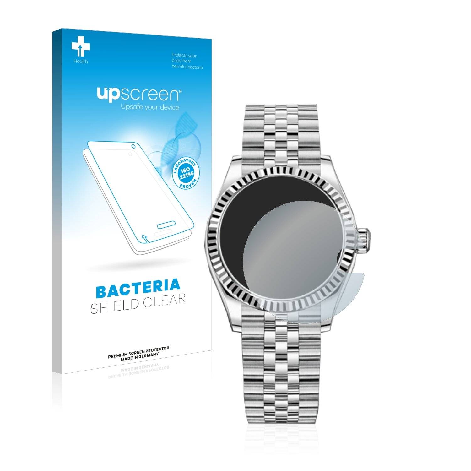 upscreen Bacteria Shield Clear Premium Antibakterielle Displayschutzfolie für Rolex Datejust