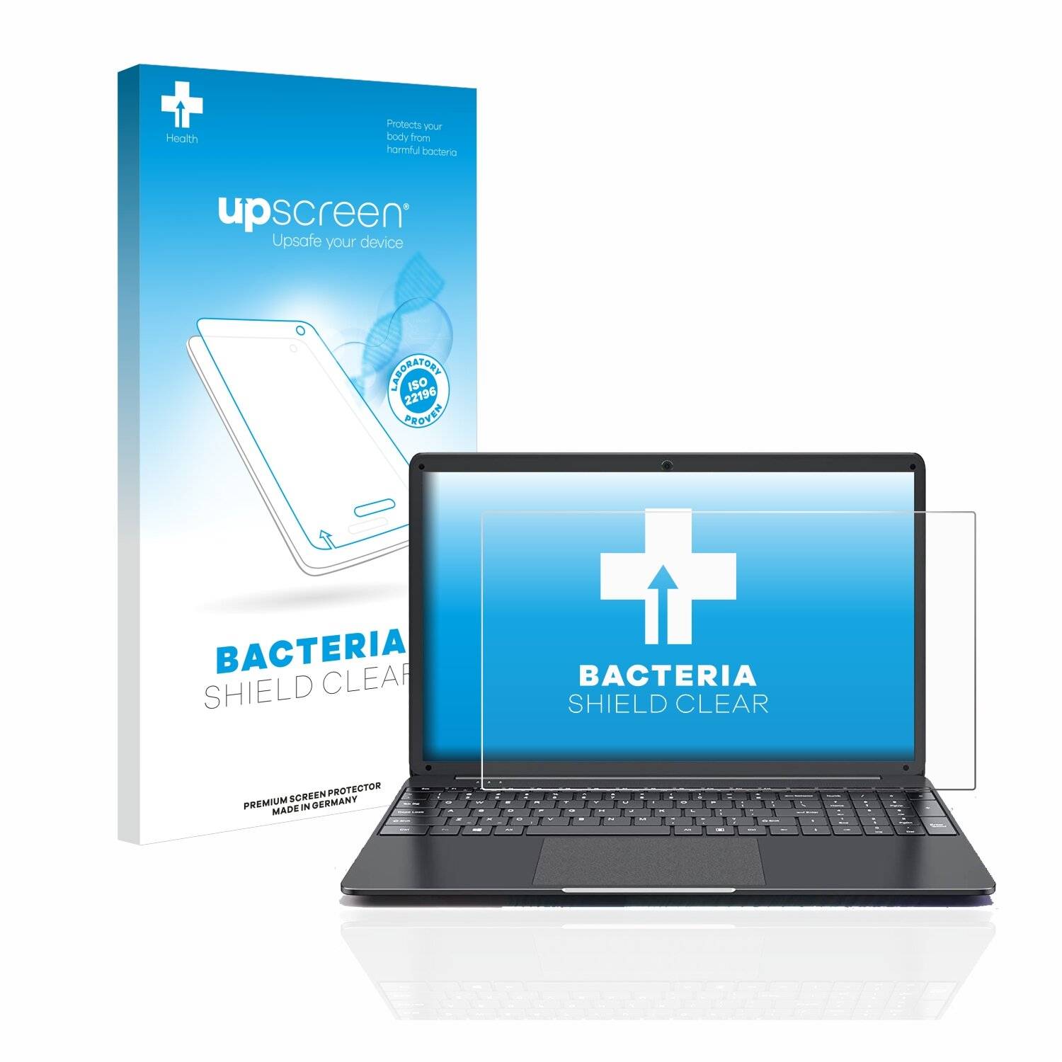 upscreen Bacteria Shield Clear Premium Antibakterielle Displayschutzfolie für SGIN M15