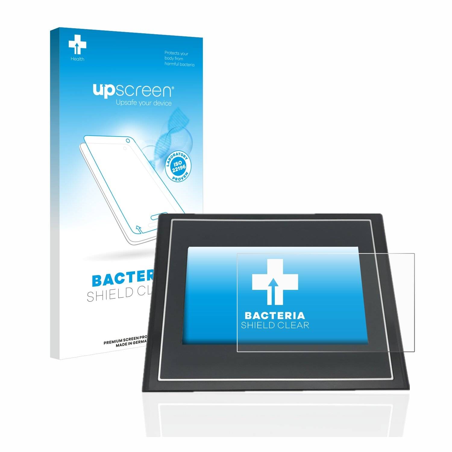 upscreen Bacteria Shield Clear Premium Antibakterielle Displayschutzfolie für Delta