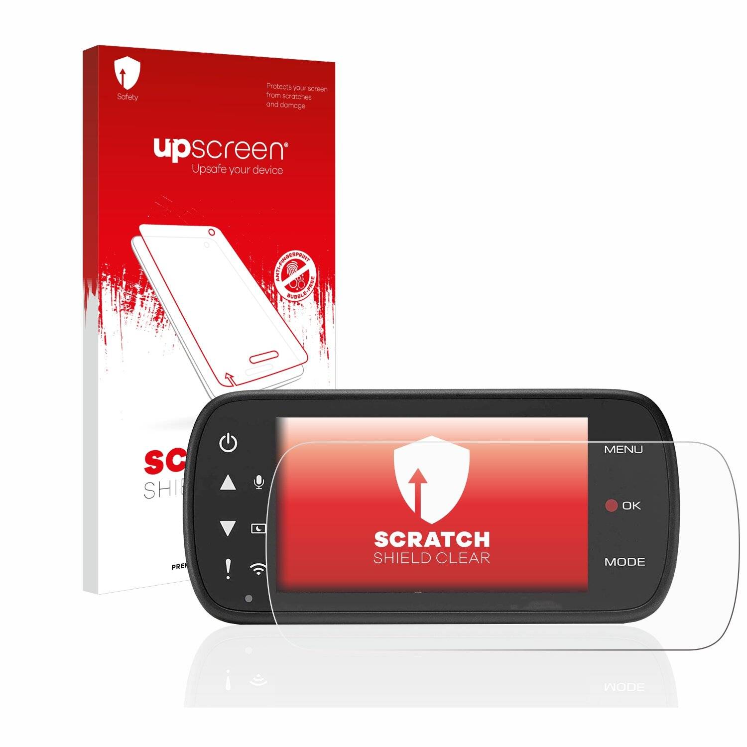 upscreen Scratch Shield Clear Premium Displayschutzfolie für Kenwood