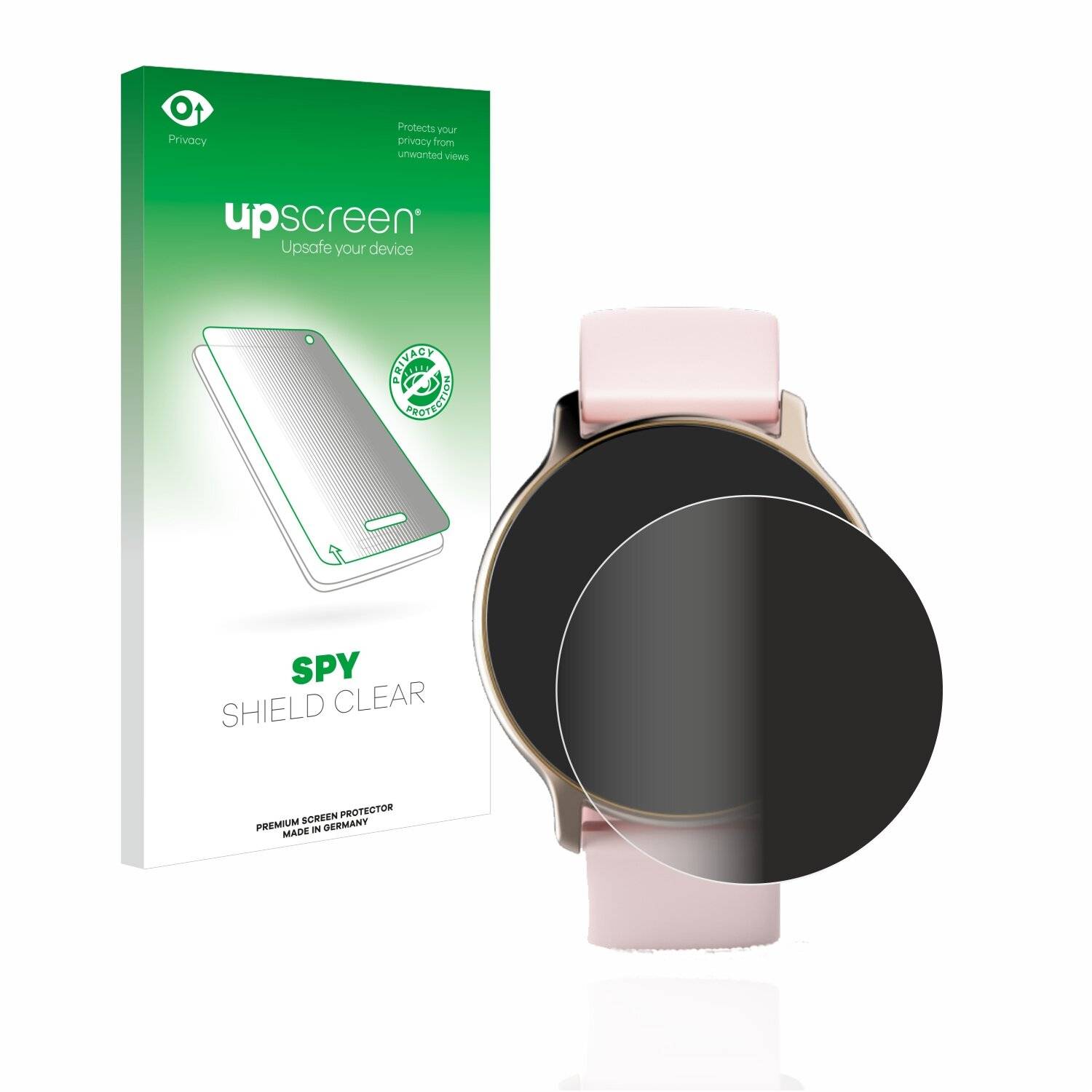 upscreen Spy Shield Clear Premium Blickschutzfolie für Hama Fit Watch