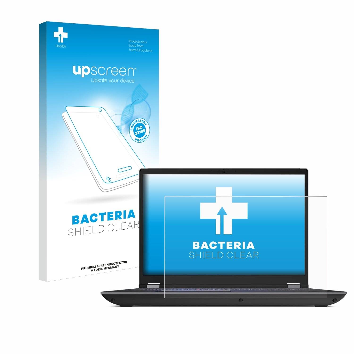 upscreen Bacteria Shield Clear Premium Antibakterielle Displayschutzfolie für Lenovo