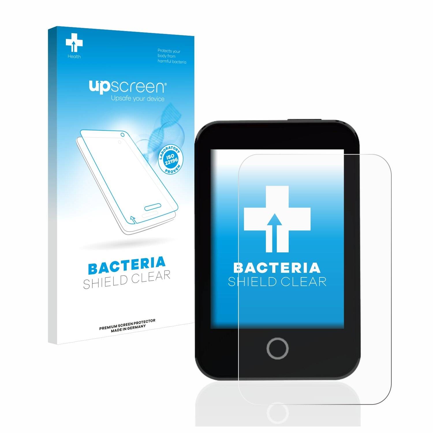 upscreen Bacteria Shield Clear Premium Antibakterielle Displayschutzfolie für Medtrum