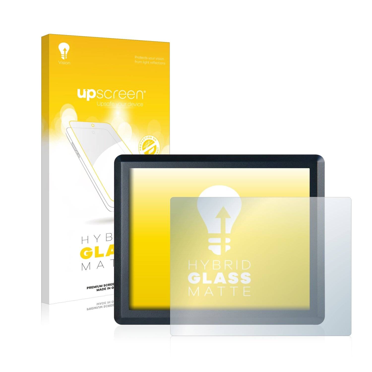 upscreen Hybrid Glass Matte Premium Schutzglas Folie für Contradata Milano