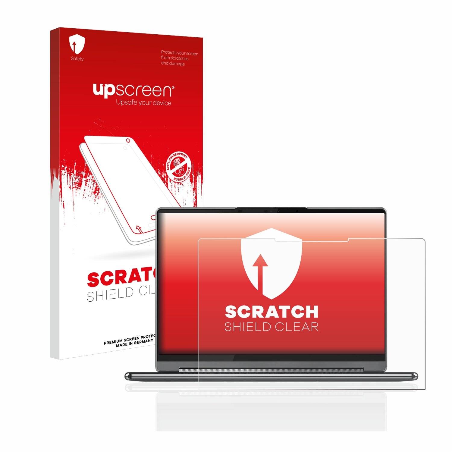 upscreen Scratch Shield Clear Premium Displayschutzfolie für Lenovo Yoga 9i Gen 8