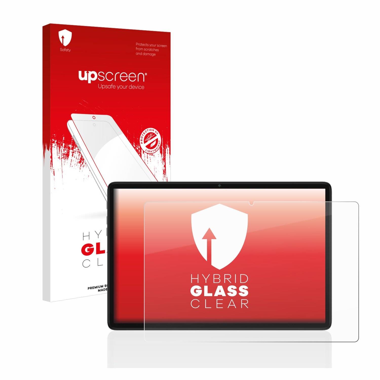 upscreen Hybrid Glass Clear Premium Schutzglas Folie für Teclast