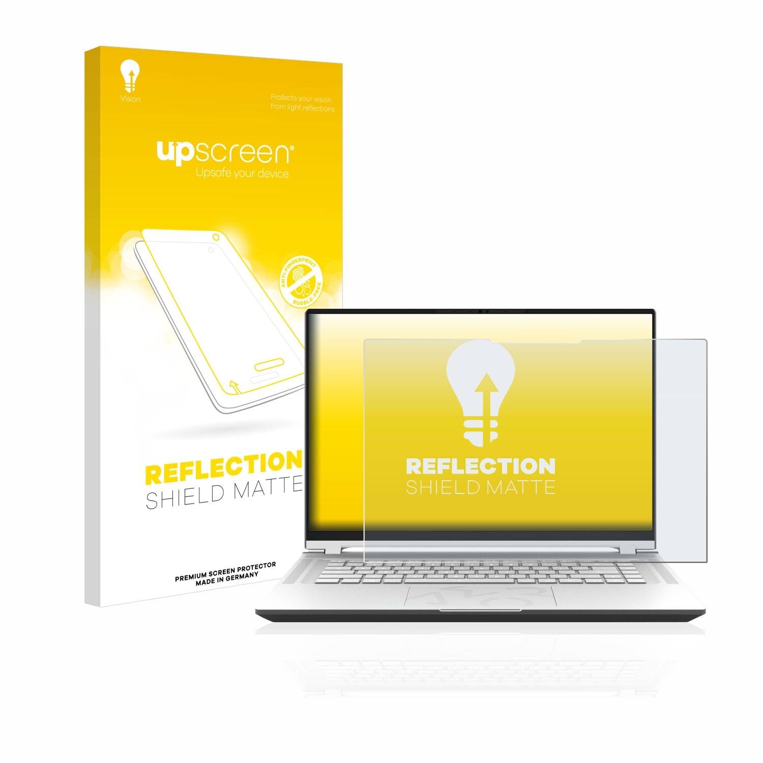 upscreen Reflection Shield Matte Premium Displayschutzfolie für Gigabyte Aero 16 OLED