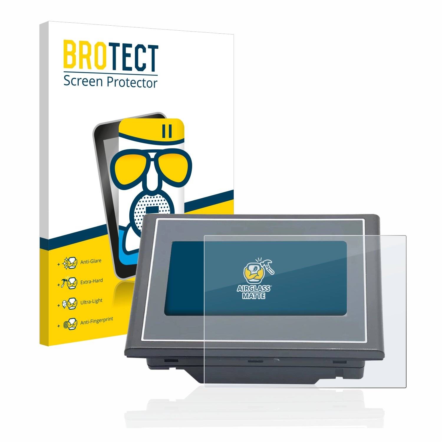 BROTECT AirGlass Matte Schutzglas Folie für Delta DOP-112MX /