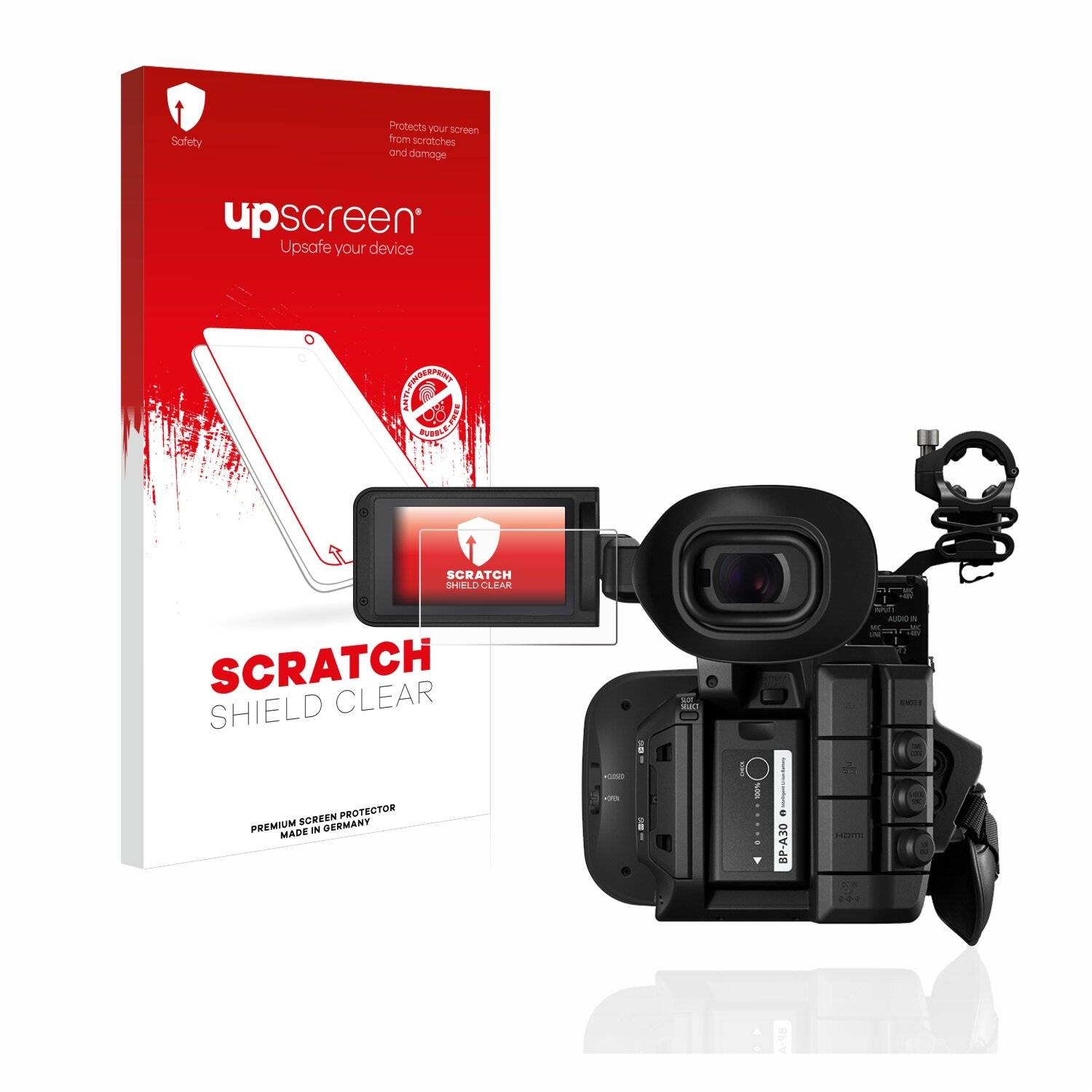 upscreen Scratch Shield Clear Premium Displayschutzfolie für Canon