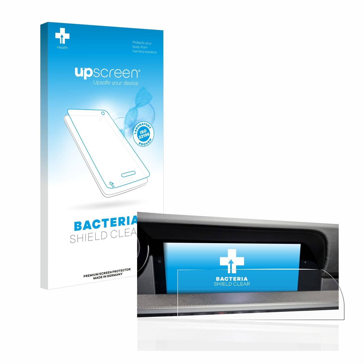 upscreen Bacteria Shield Clear Premium Antibakterielle Displayschutzfolie für Porsche 911