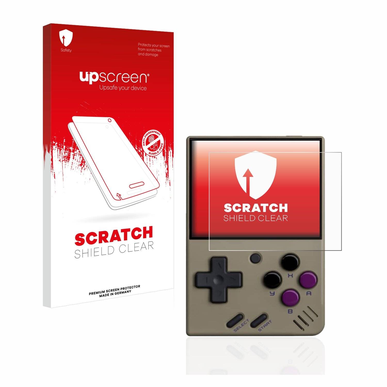 upscreen Scratch Shield Clear Premium Displayschutzfolie für Miyoo Mini
