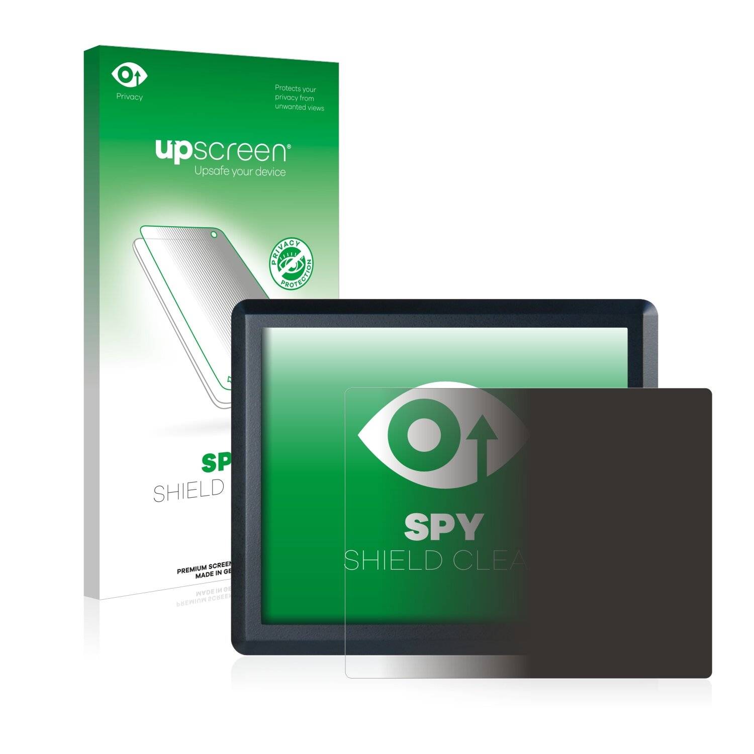 upscreen Spy Shield Clear Premium Blickschutzfolie für Contradata Milano