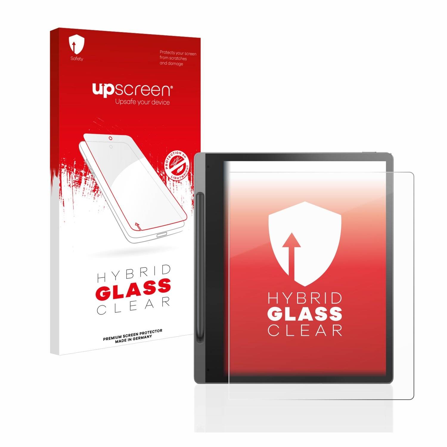 upscreen Hybrid Glass Clear Premium Schutzglas Folie für Lenovo Smart