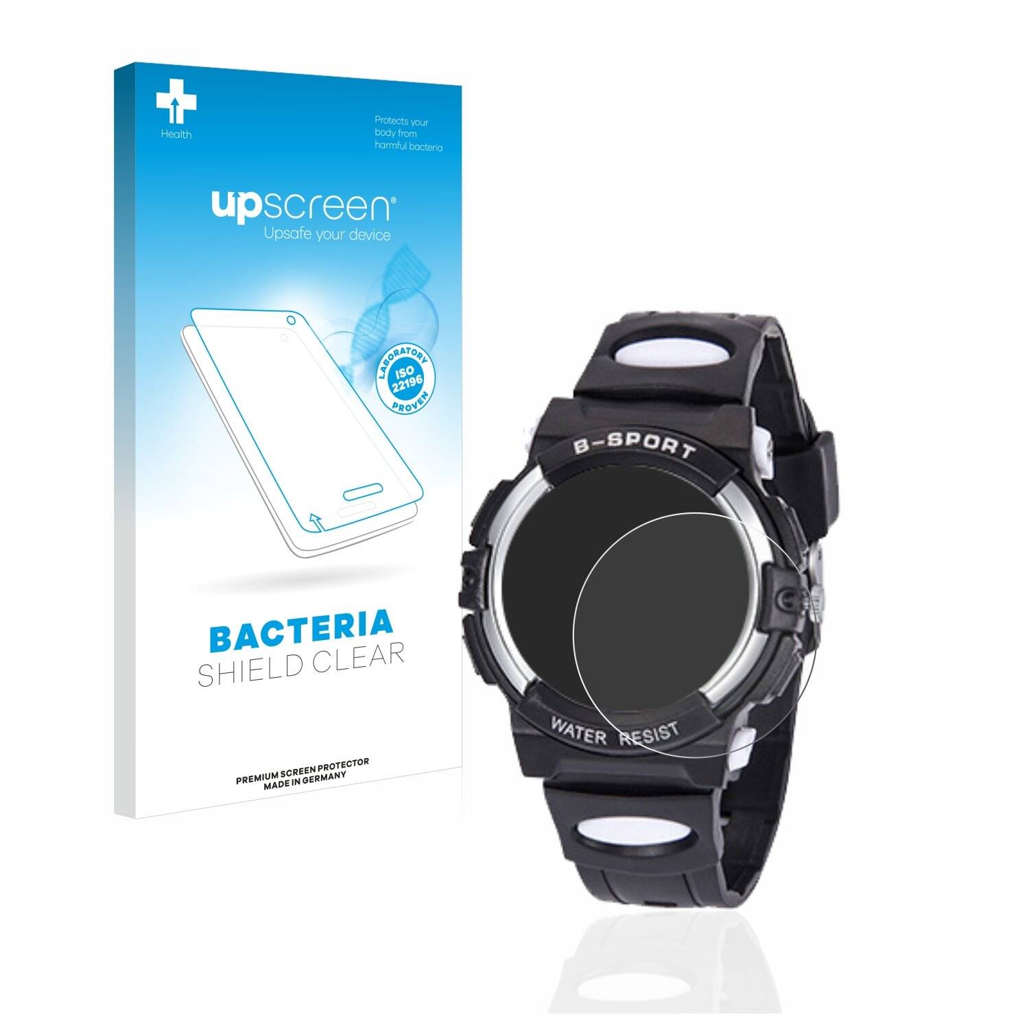 upscreen Bacteria Shield Clear Premium Antibakterielle Displayschutzfolie für Juboos CANO002