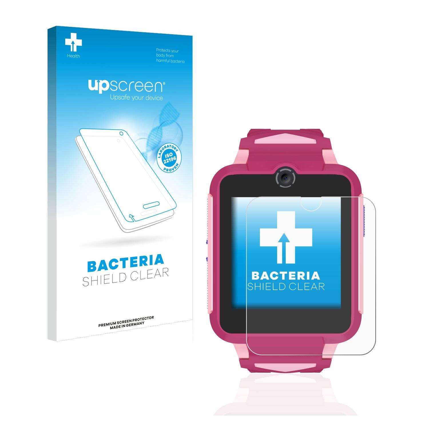 upscreen Bacteria Shield Clear Premium Antibakterielle Displayschutzfolie für TCL Movetime