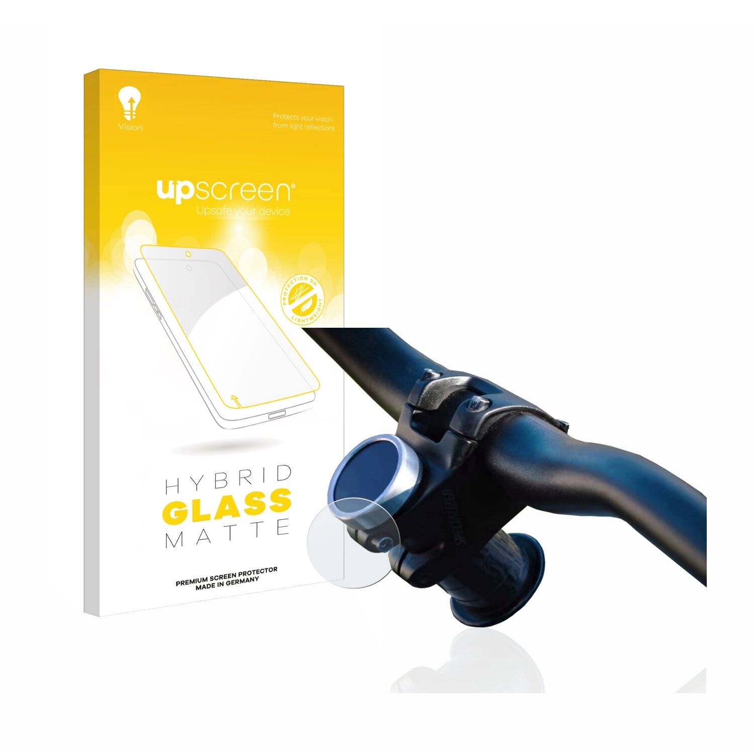 upscreen Hybrid Glass Matte Premium Schutzglas Folie für Core