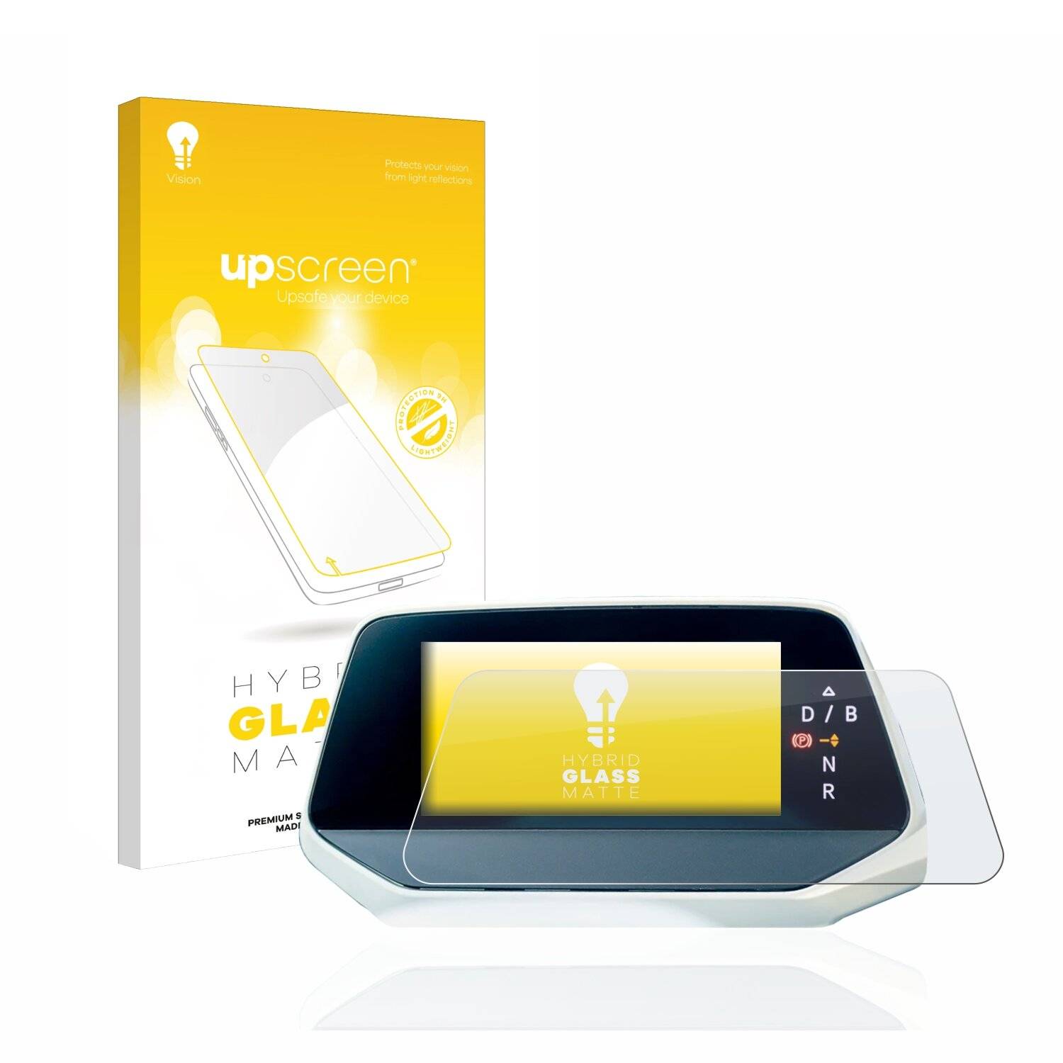 upscreen Hybrid Glass Matte Premium Schutzglas Folie für Volkswagen ID.4