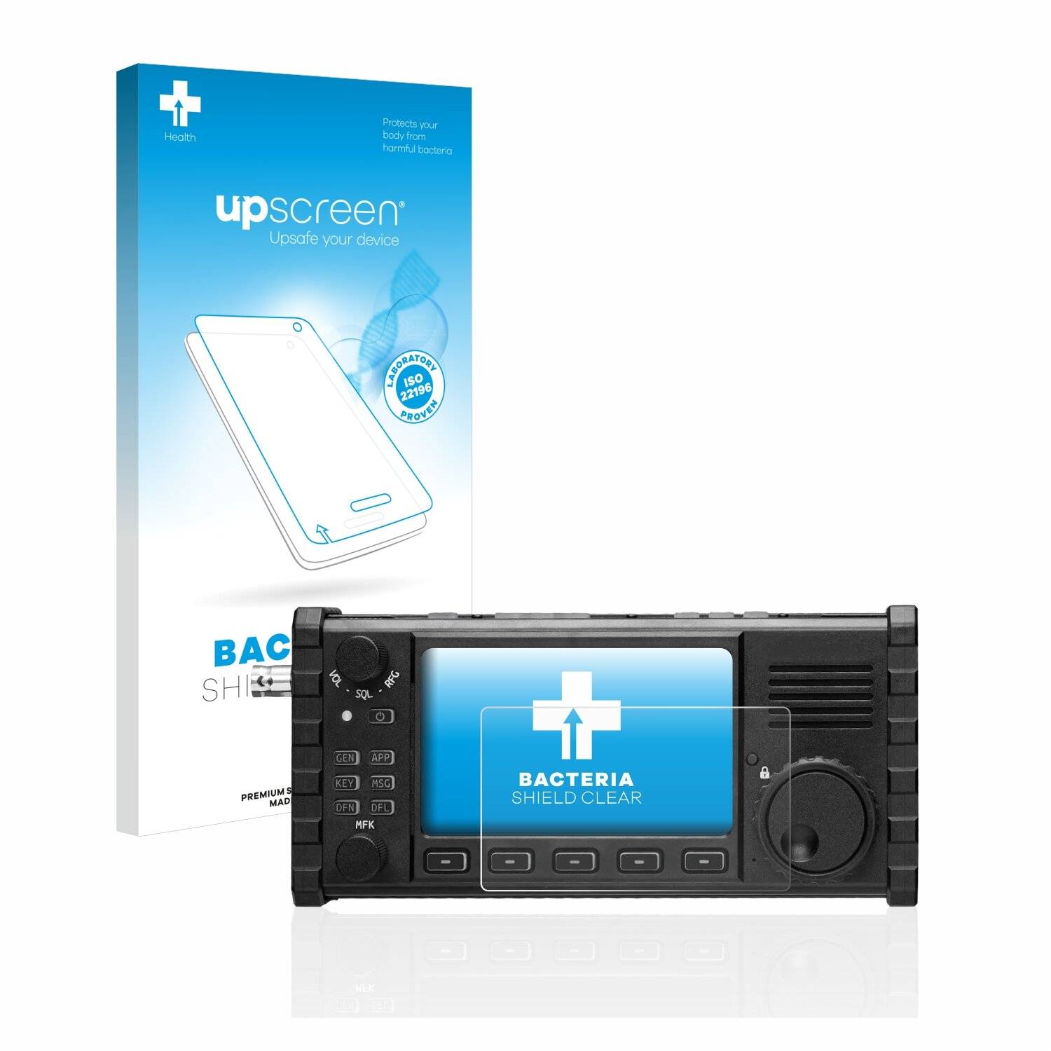 upscreen Bacteria Shield Clear Premium Antibakterielle Displayschutzfolie für Xiegu X6100