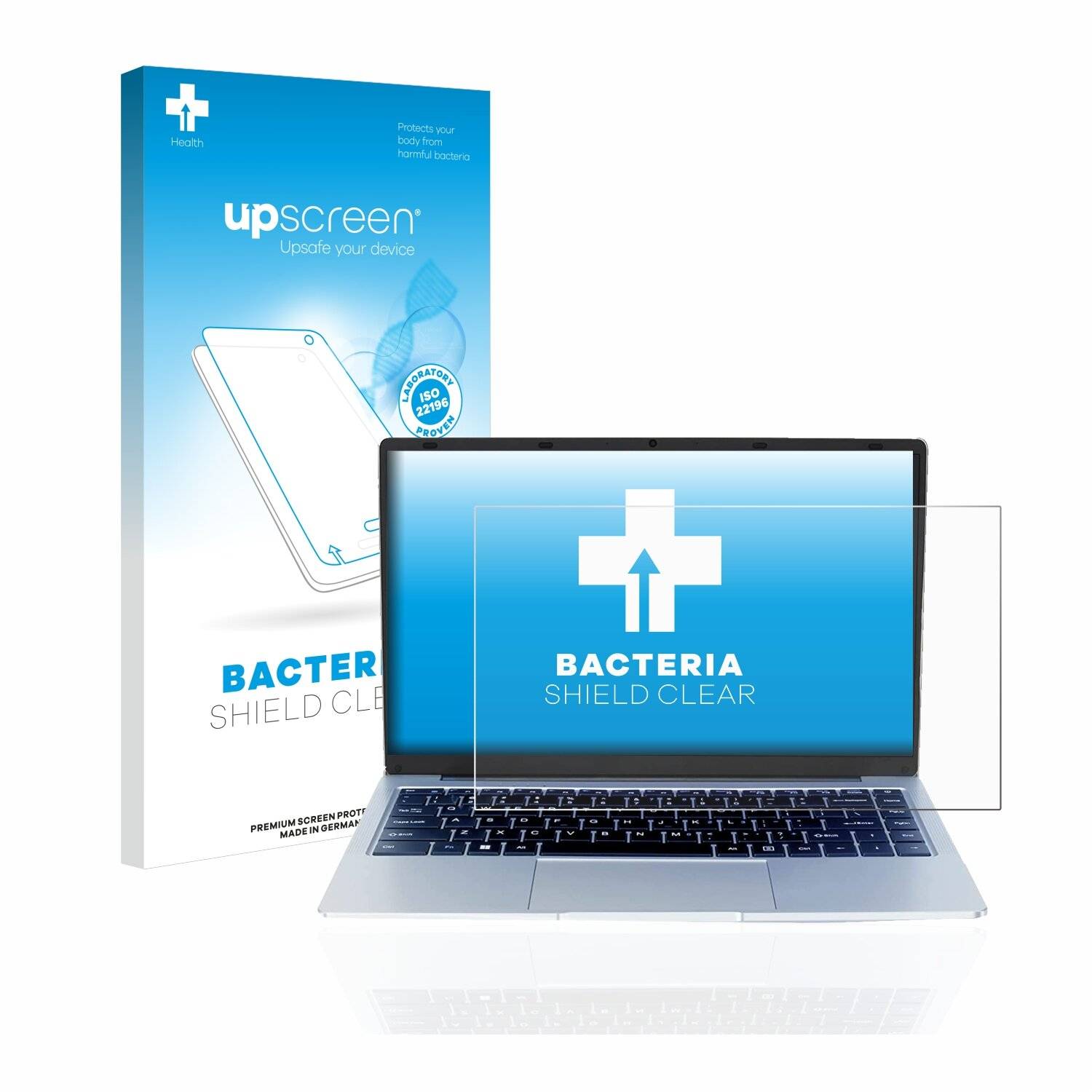 upscreen Bacteria Shield Clear Premium Antibakterielle Displayschutzfolie für Auusda