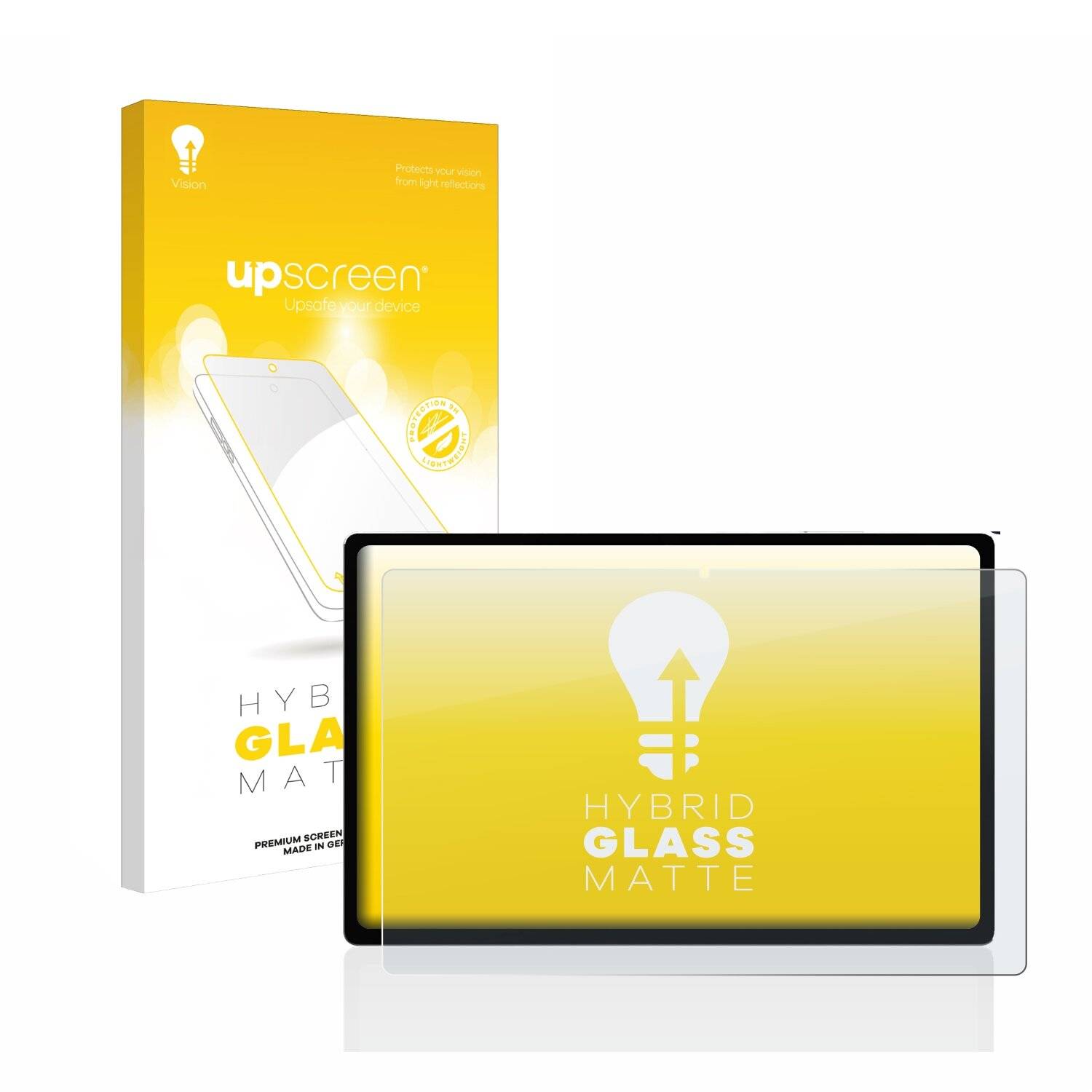 upscreen Hybrid Glass Matte Premium Schutzglas Folie für Chuwi Hipad