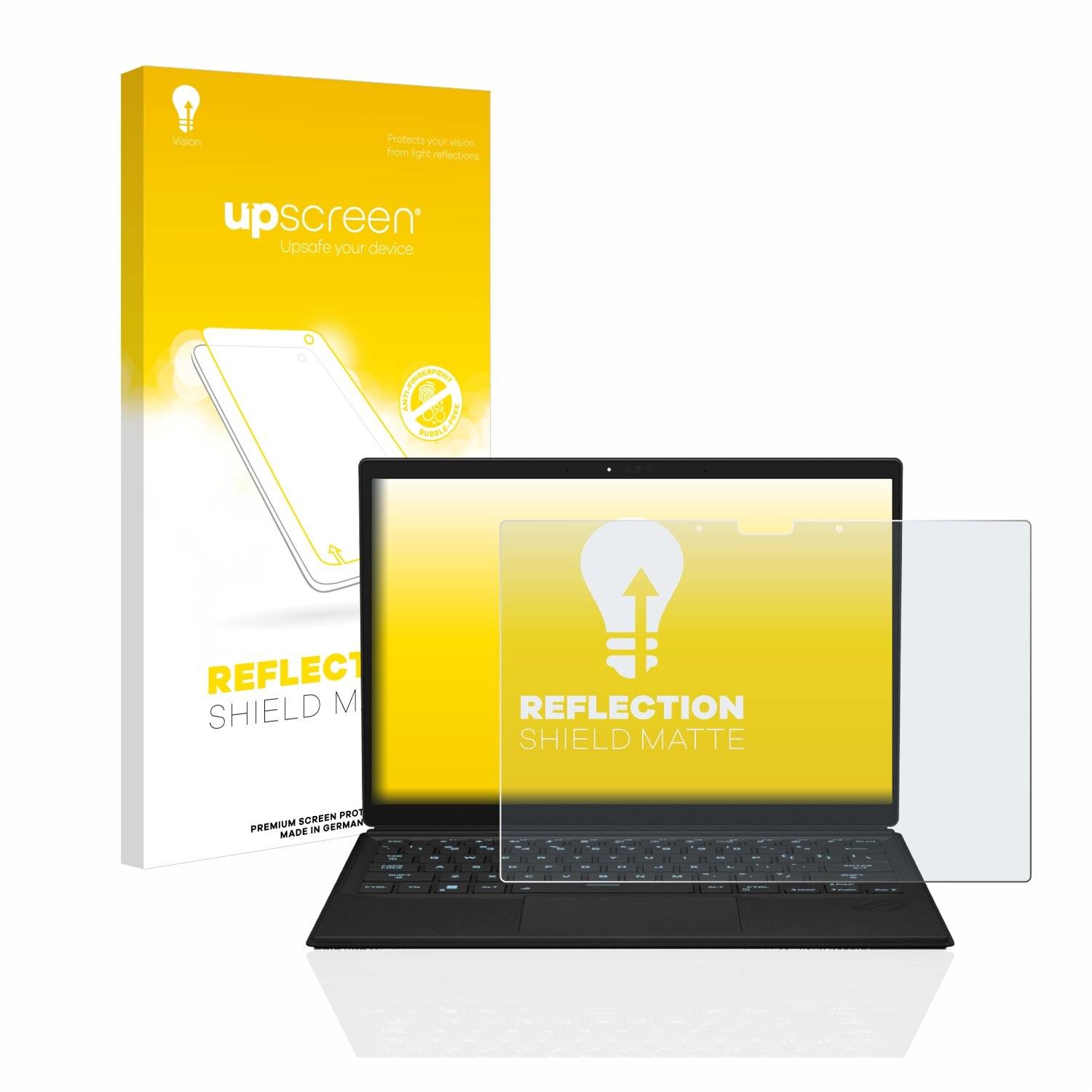upscreen Reflection Shield Matte Premium Displayschutzfolie für Asus ROG Flow Z13 2023