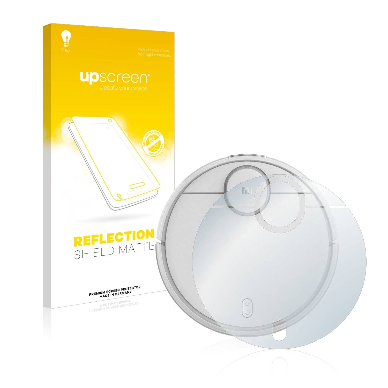 upscreen Reflection Shield Matte Premium Displayschutzfolie für Xiaomi Mi Robot Vacuum-Mop
