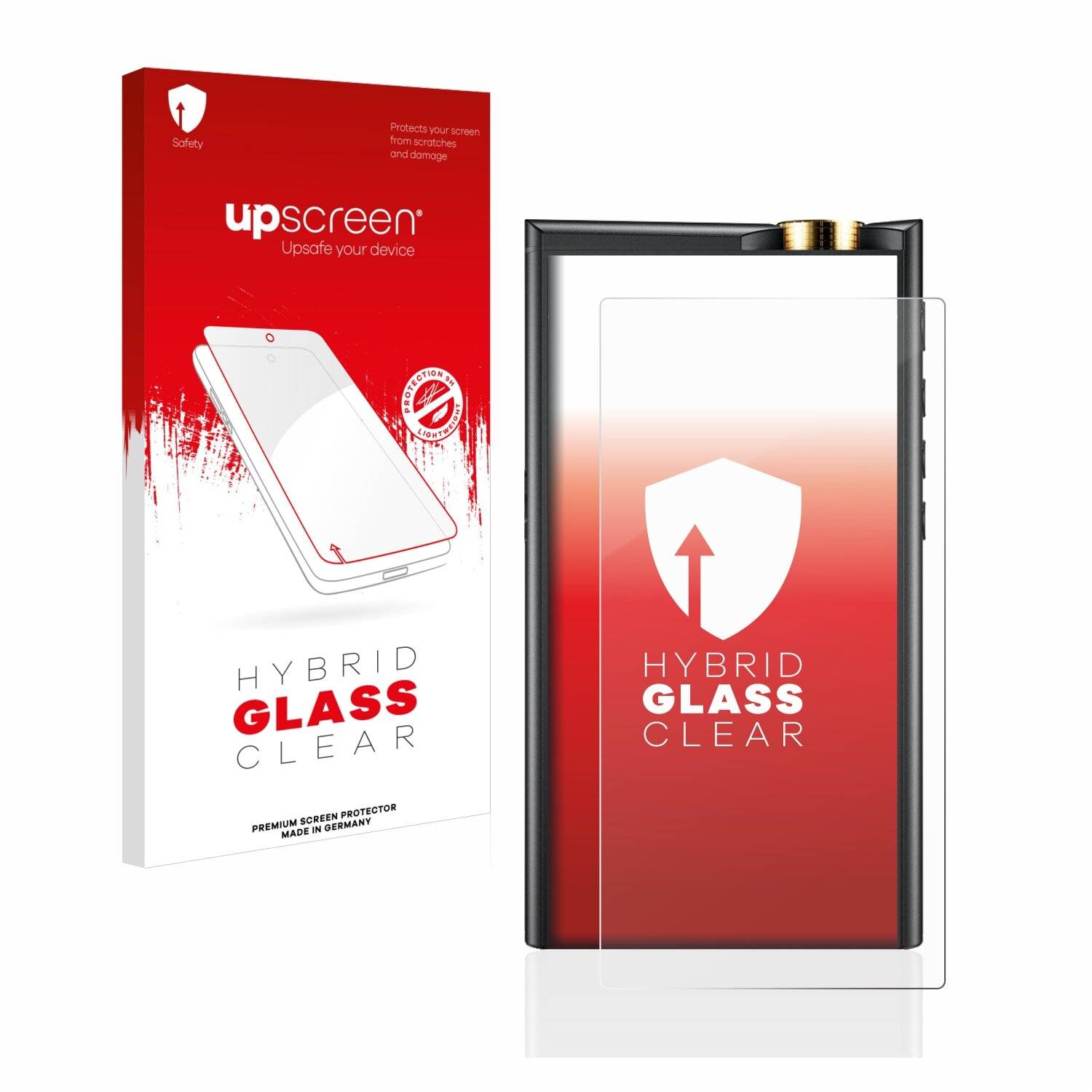 upscreen Hybrid Glass Clear Premium Schutzglas Folie für Cayin