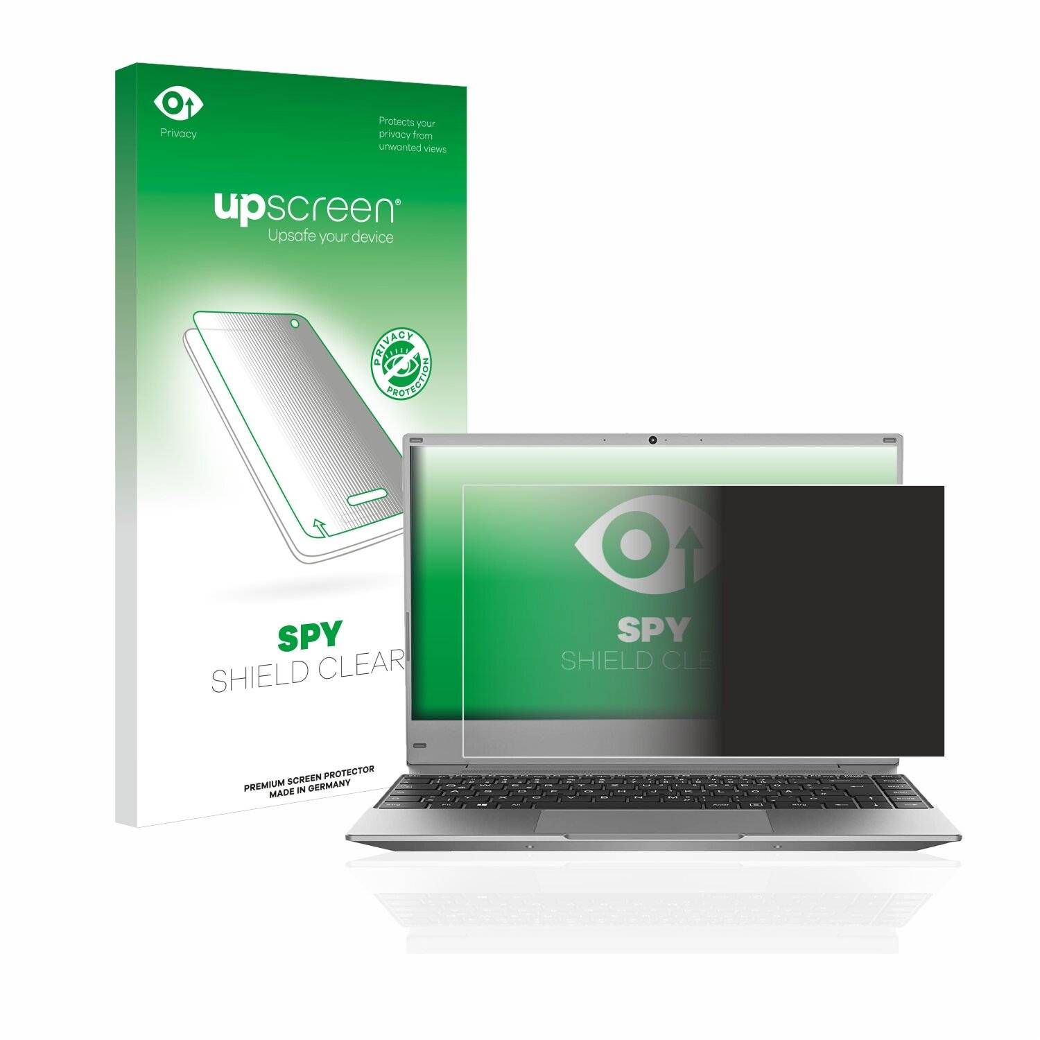 upscreen Spy Shield Clear Premium Blickschutzfolie für Medion Akoya
