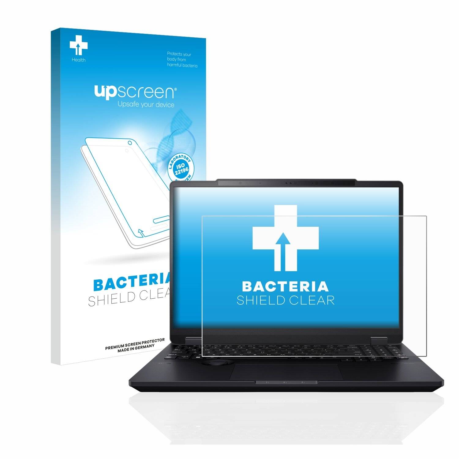 upscreen Bacteria Shield Clear Premium Antibakterielle Displayschutzfolie für Asus ProArt