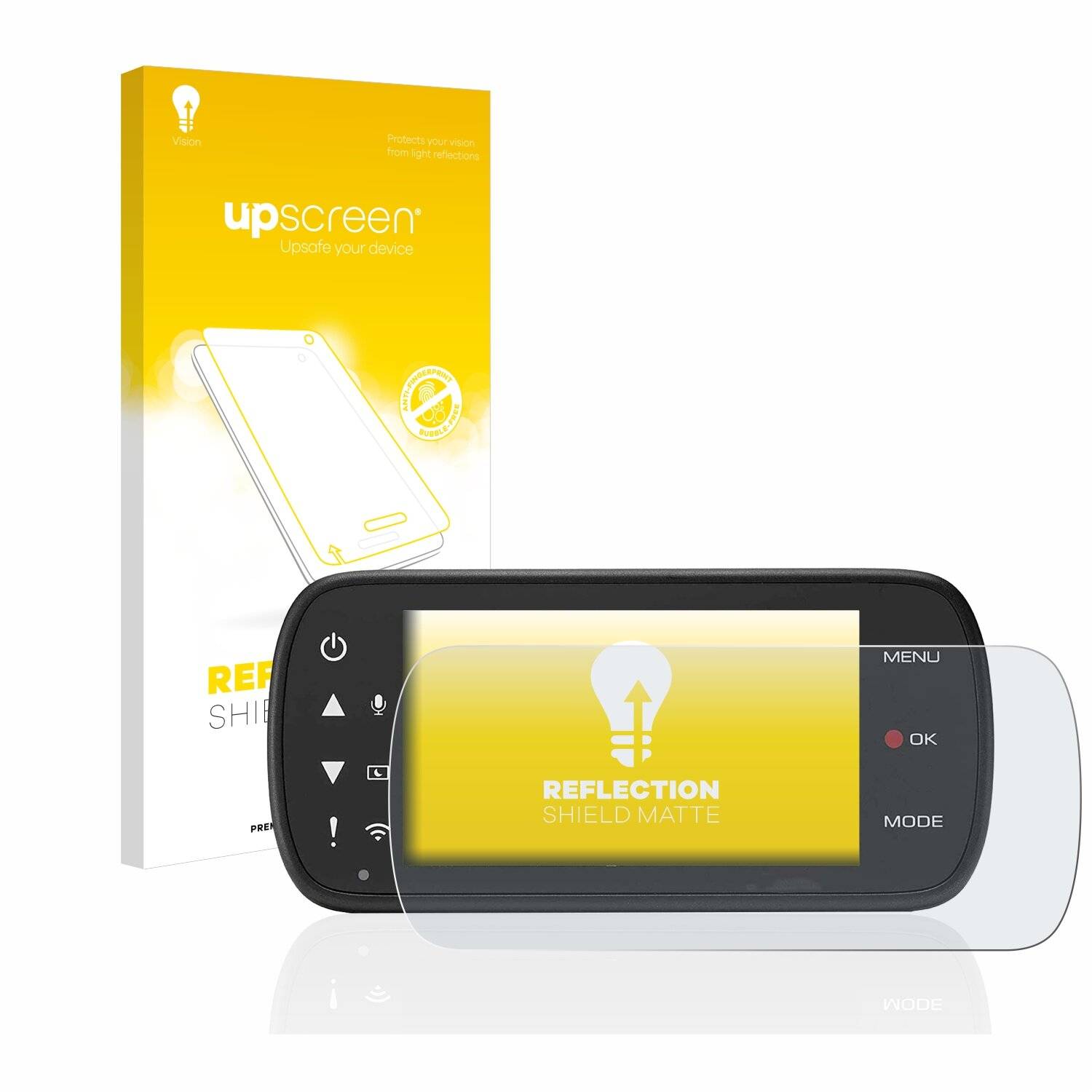 upscreen Reflection Shield Matte Premium Displayschutzfolie für Kenwood