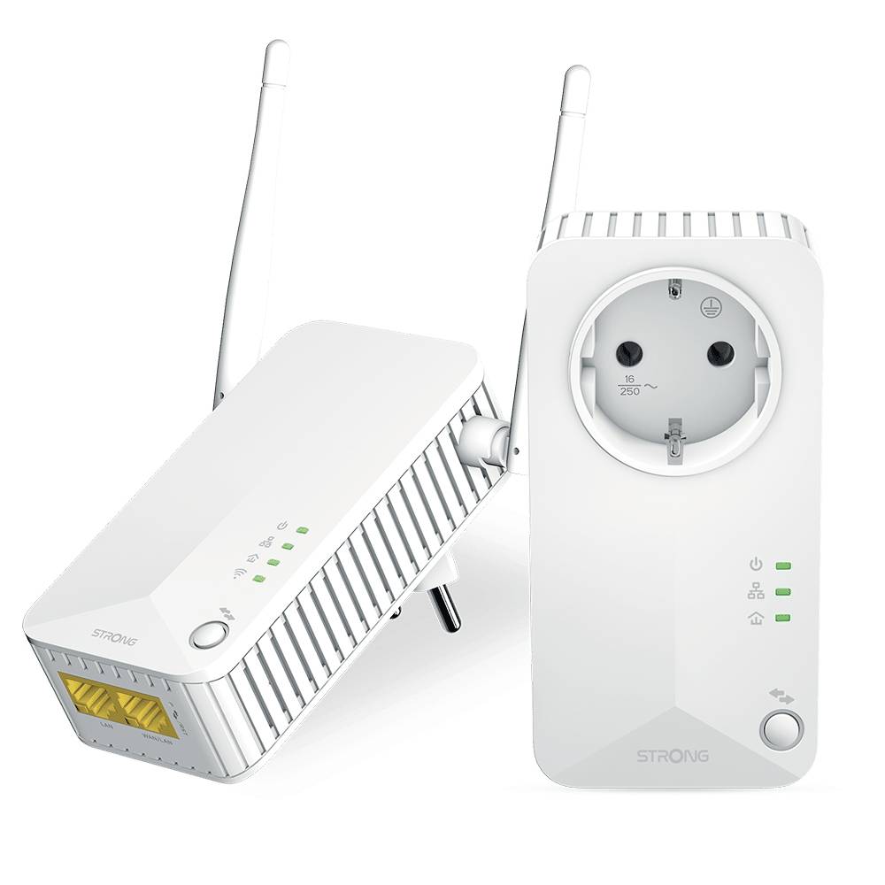 Strong WIFI/Powerline Adapter KIT POWERLWF600DUOE