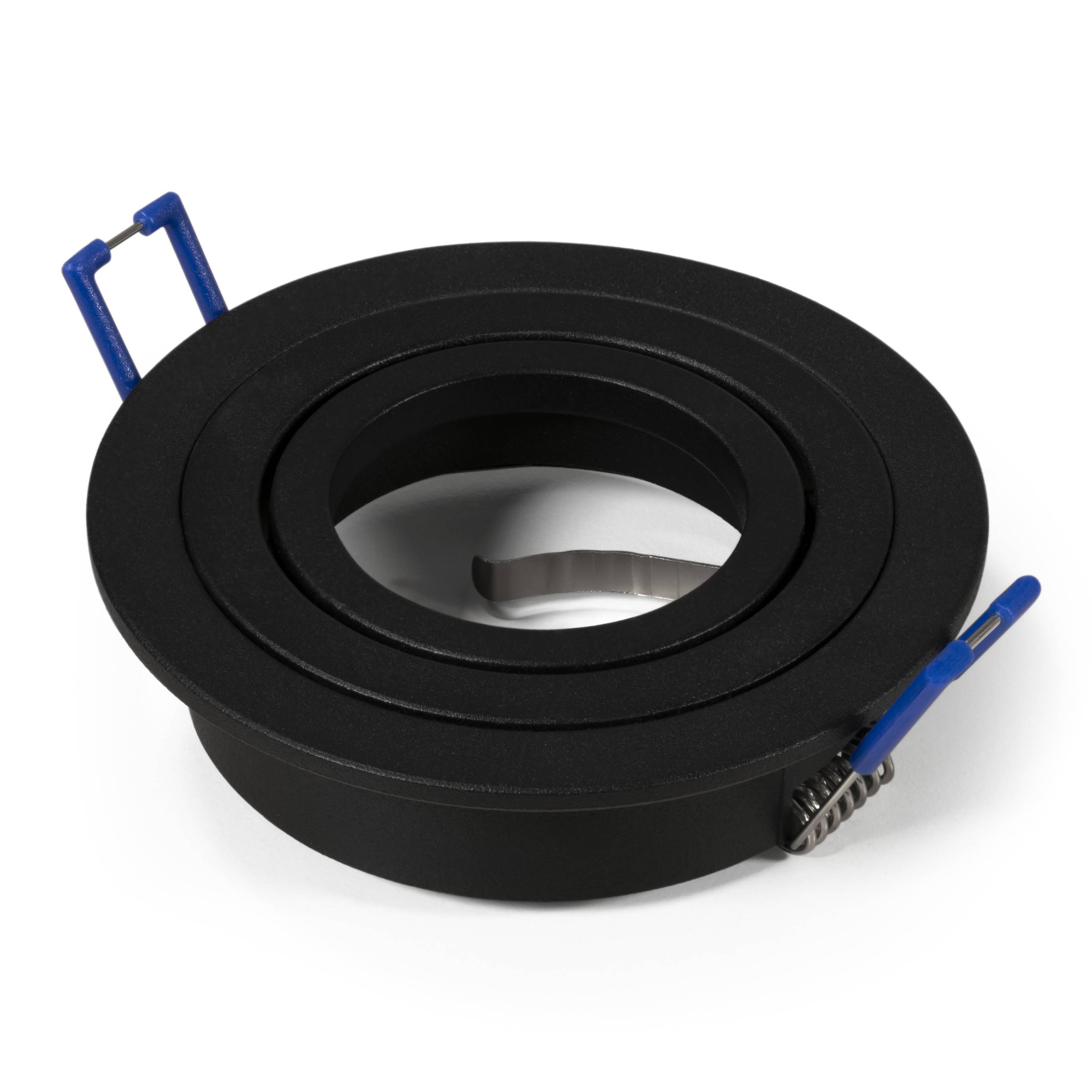 Einbaurahmen McShine "KL-89" rund, schwenkbar, mattschwarz