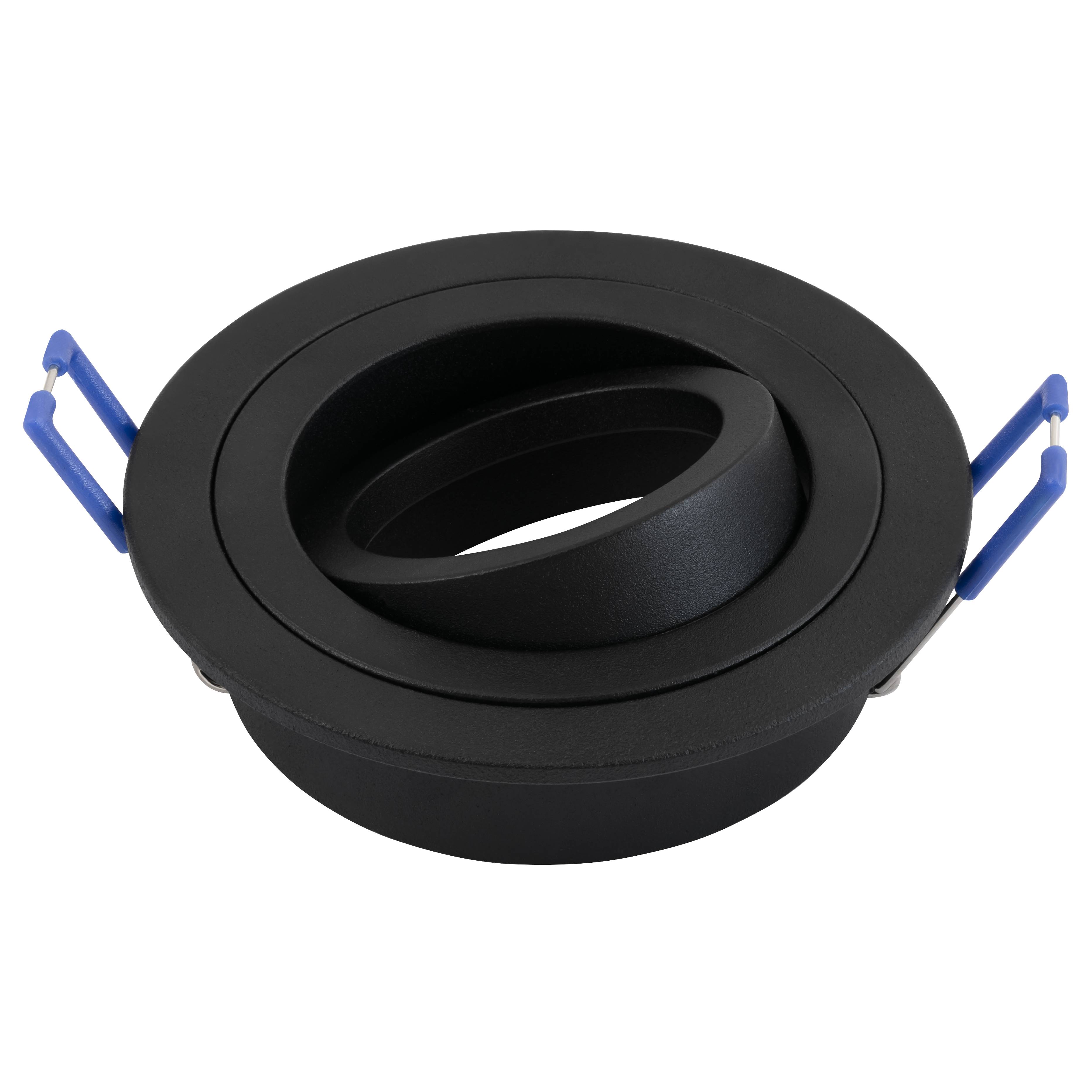 Einbaurahmen McShine "KL-89" rund, schwenkbar, mattschwarz