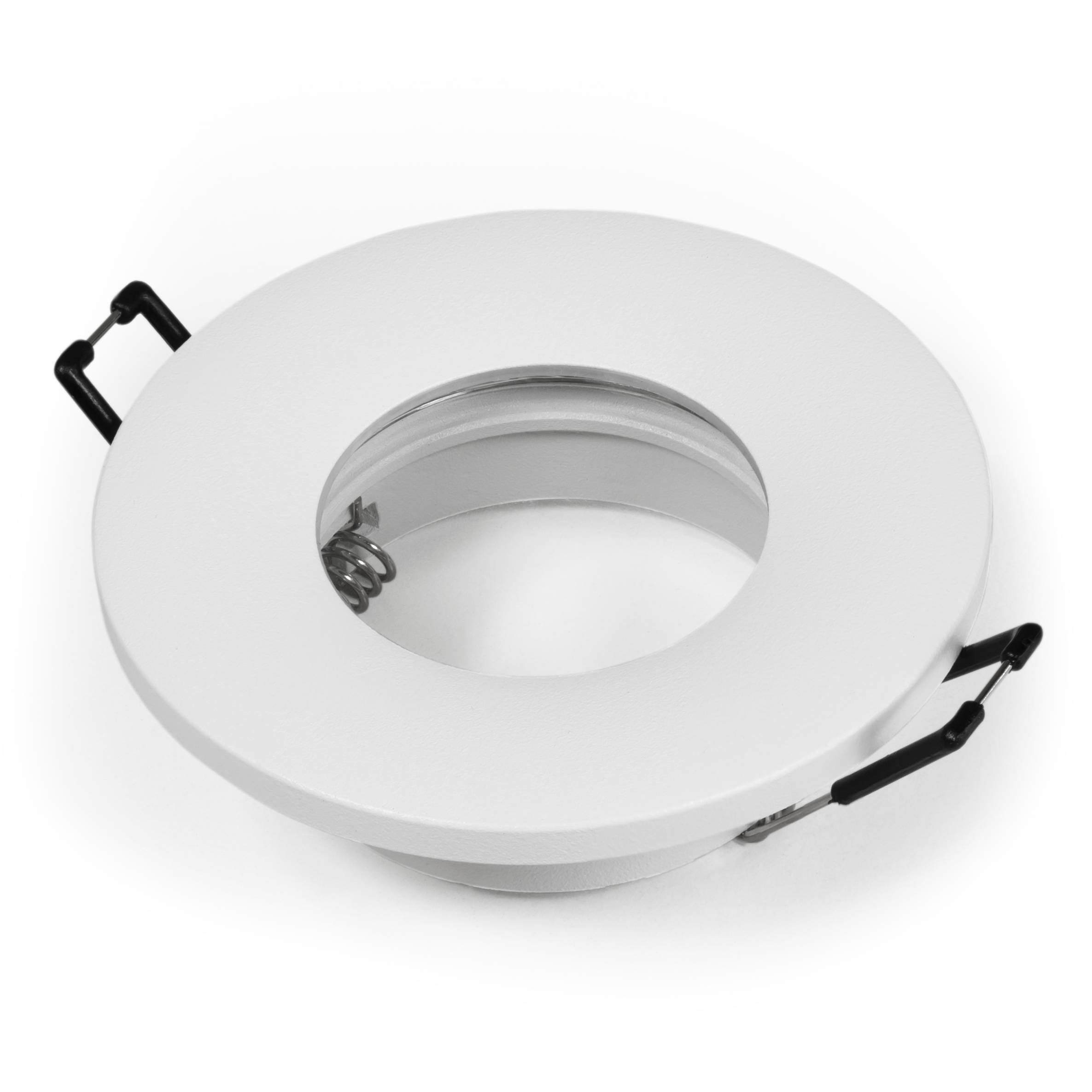 Einbaurahmen McShine "W-30" rund, IP44, matt weiß