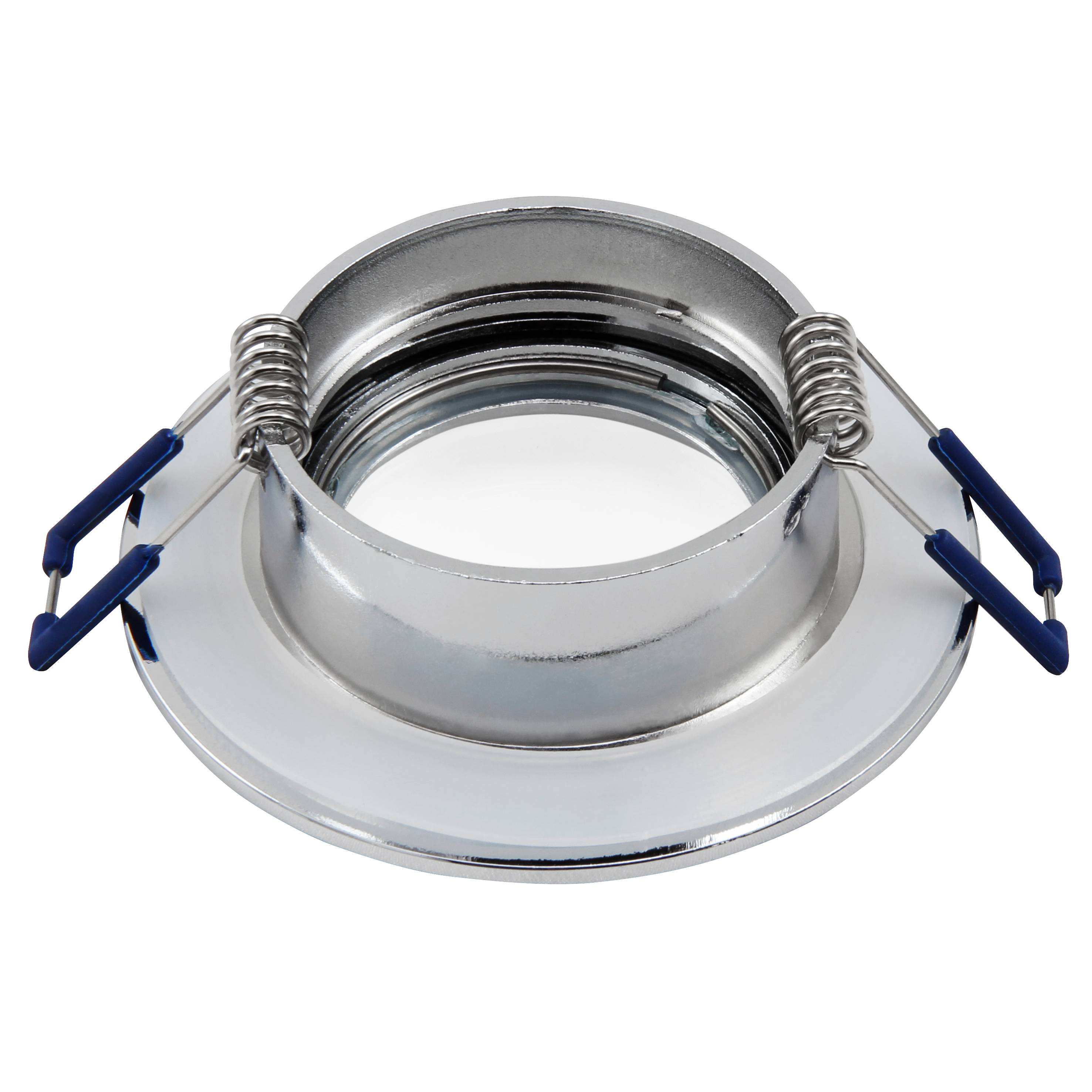 Einbaurahmen McShine "DL-54" rund, Clip-Verschluss, IP44, Chrom