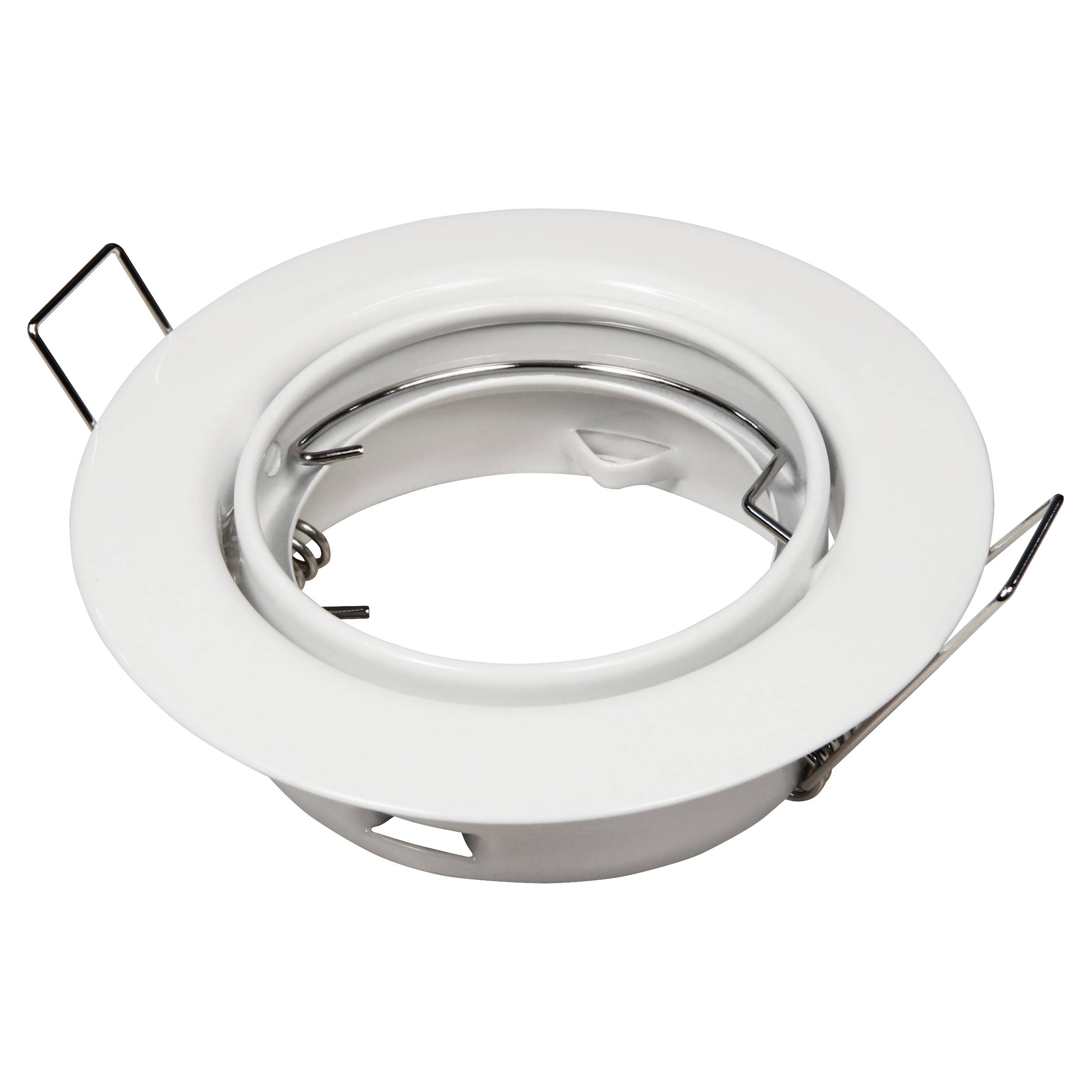 Einbaurahmen McShine "ER-87" weiß, Ø87mm, schwenkbar