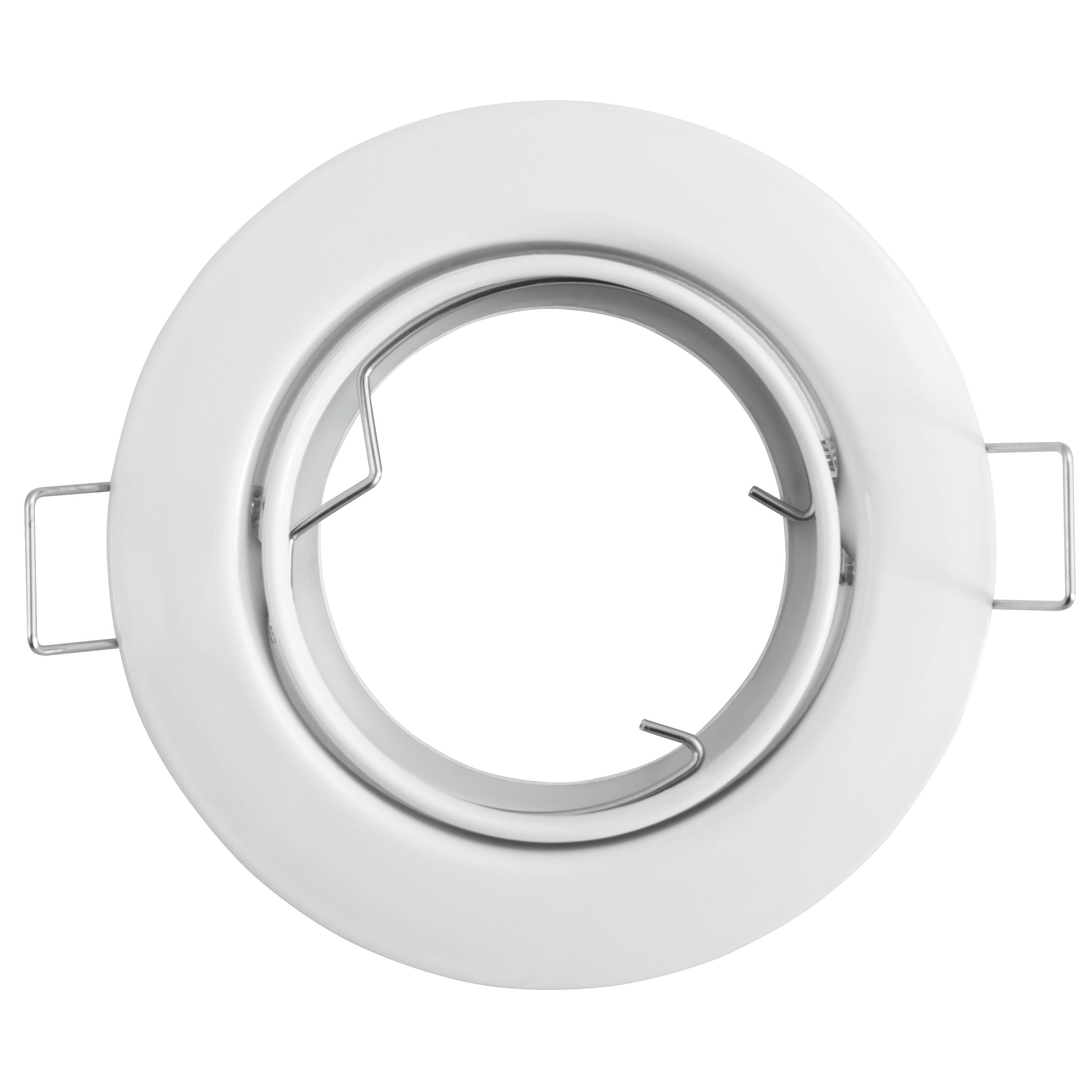 Einbaurahmen McShine "ER-87" weiß, Ø87mm, schwenkbar