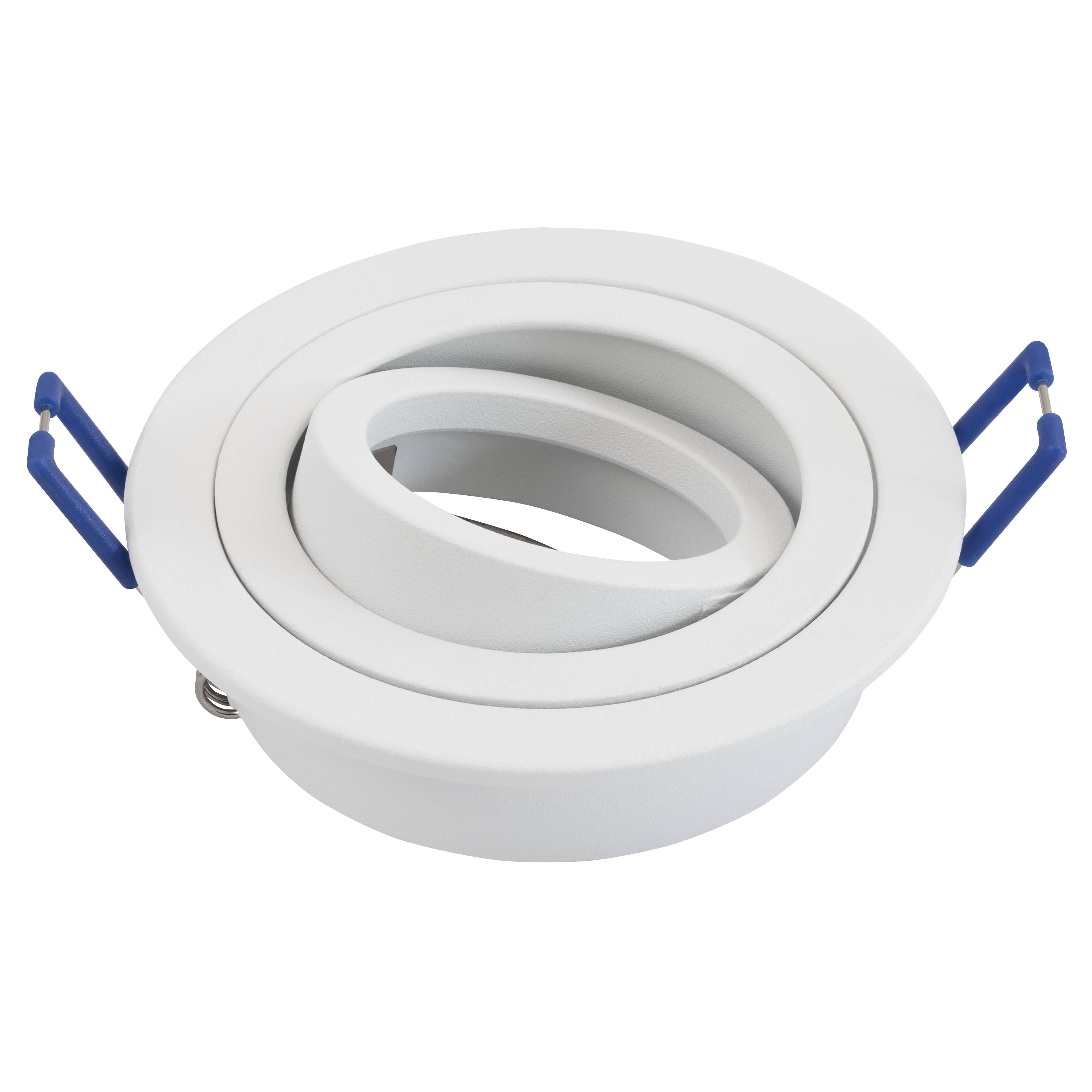 Einbaurahmen McShine "KL-89" rund, schwenkbar, weiß