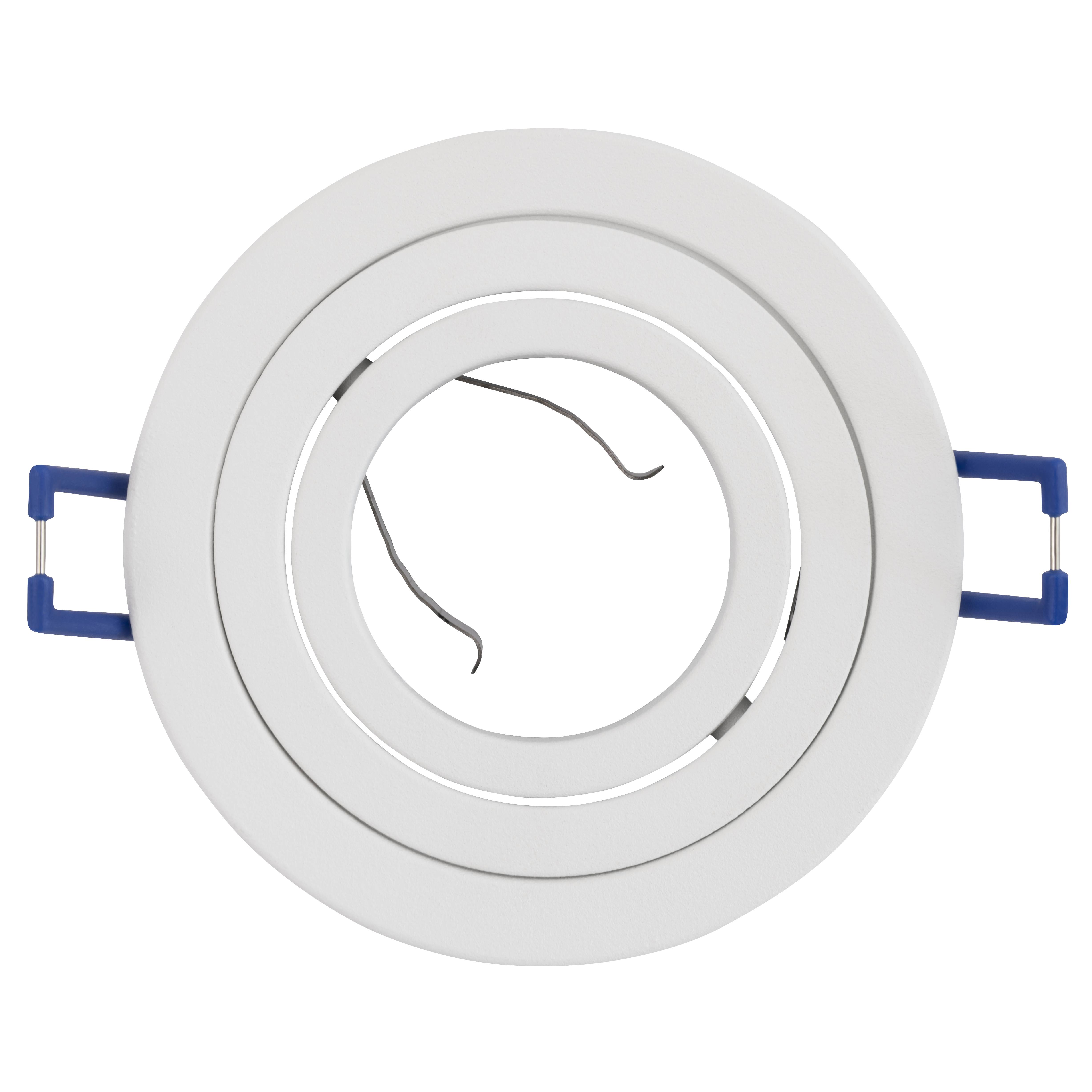 Einbaurahmen McShine "KL-89" rund, schwenkbar, weiß