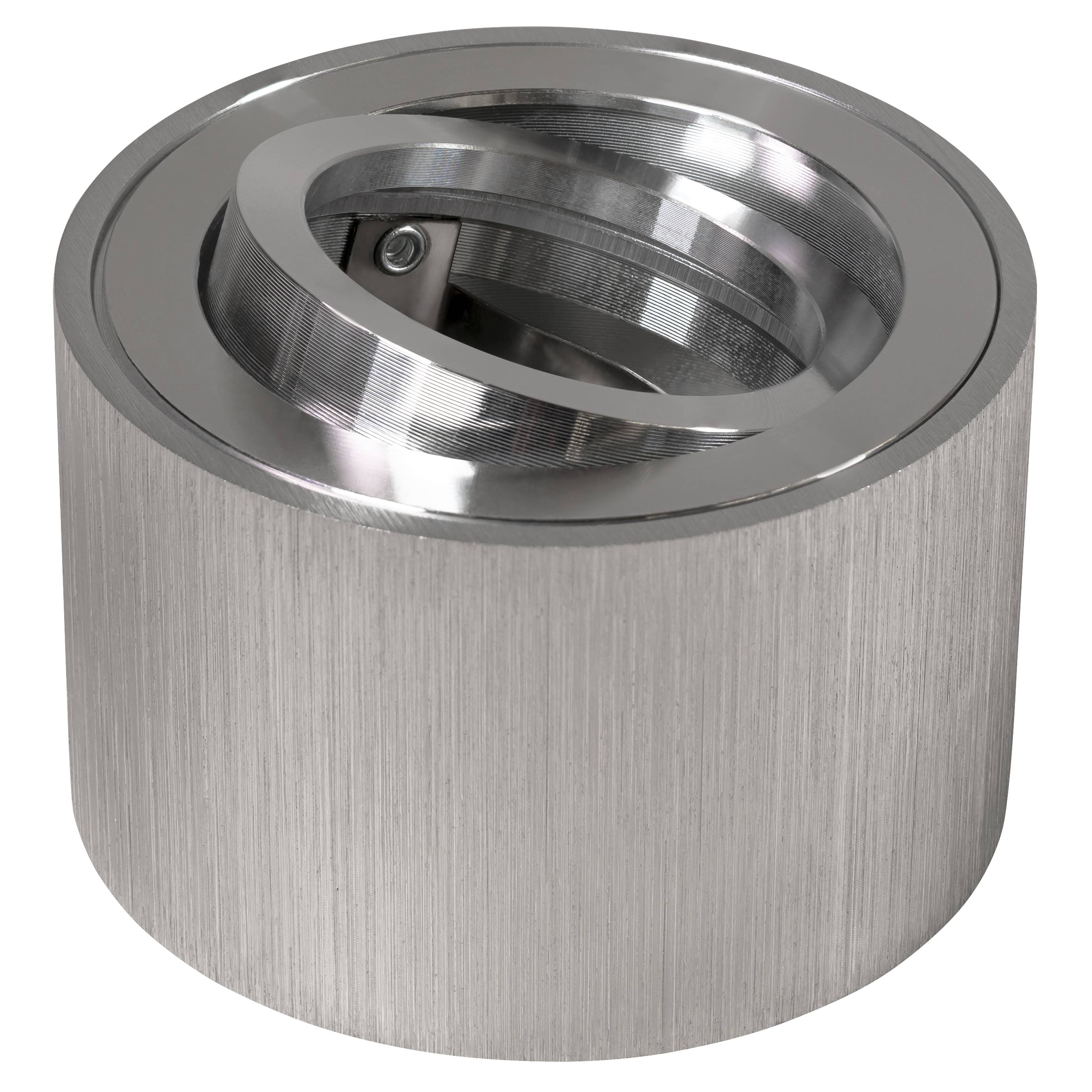 Aufbaurahmen McShine "KL-10" rund, schwenkbar, Edelstahl, ØxH 80x50mm