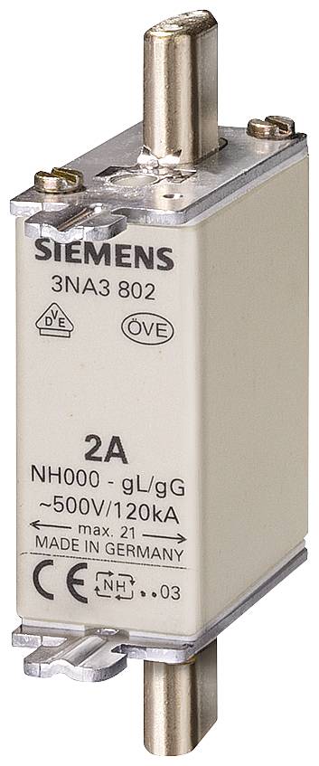 SIEM NH-Sicherung Gr.000 4A3NA3804GL/GG Spannungs Führende Grifflasche