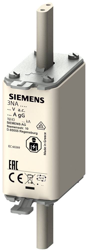 SIEM NH0-Sicherungseinsatz 10A 3NA3003GL/GG 500VAC 440VDC mit