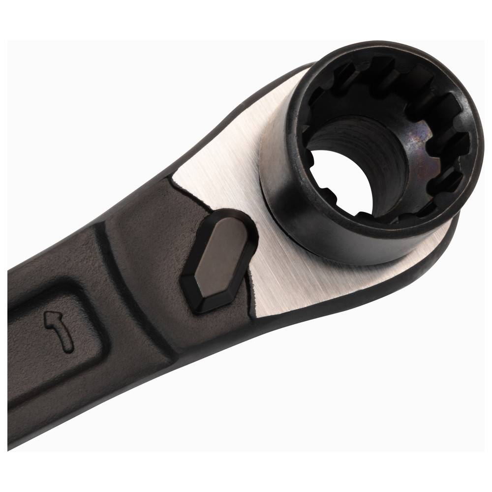 SATA X6 Spline Durchgangs-Steckschlüssel Satz mit Rollgabelschlüssel, 11-tlg.