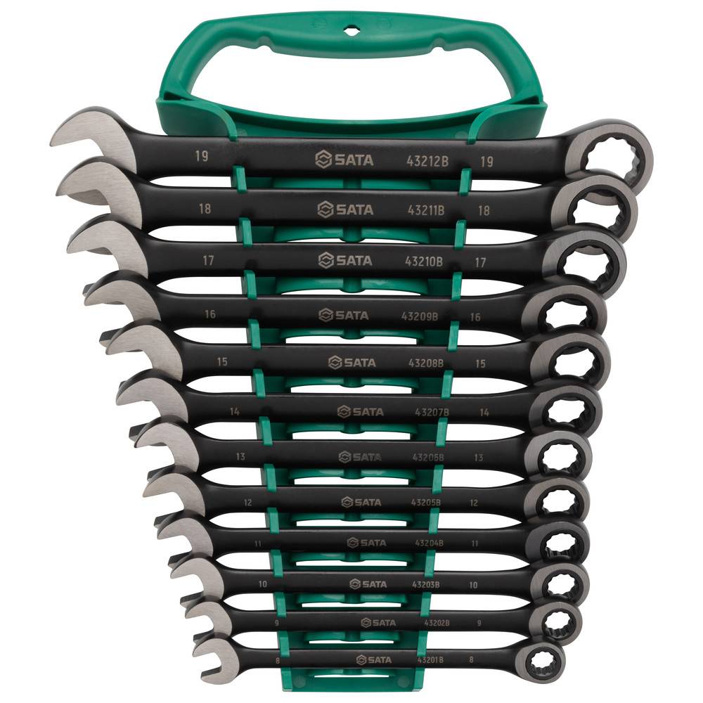 SATA Ratschen-Ringmaulschlüssel Set, 12-teilig