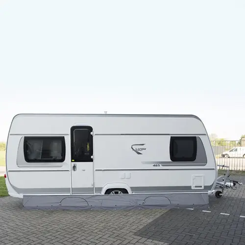 Proplus Draft Strip mit Staufächern 580 cm Polyester grau Proplus Draft Strip mit Staufächern 580 cm Polyester grau