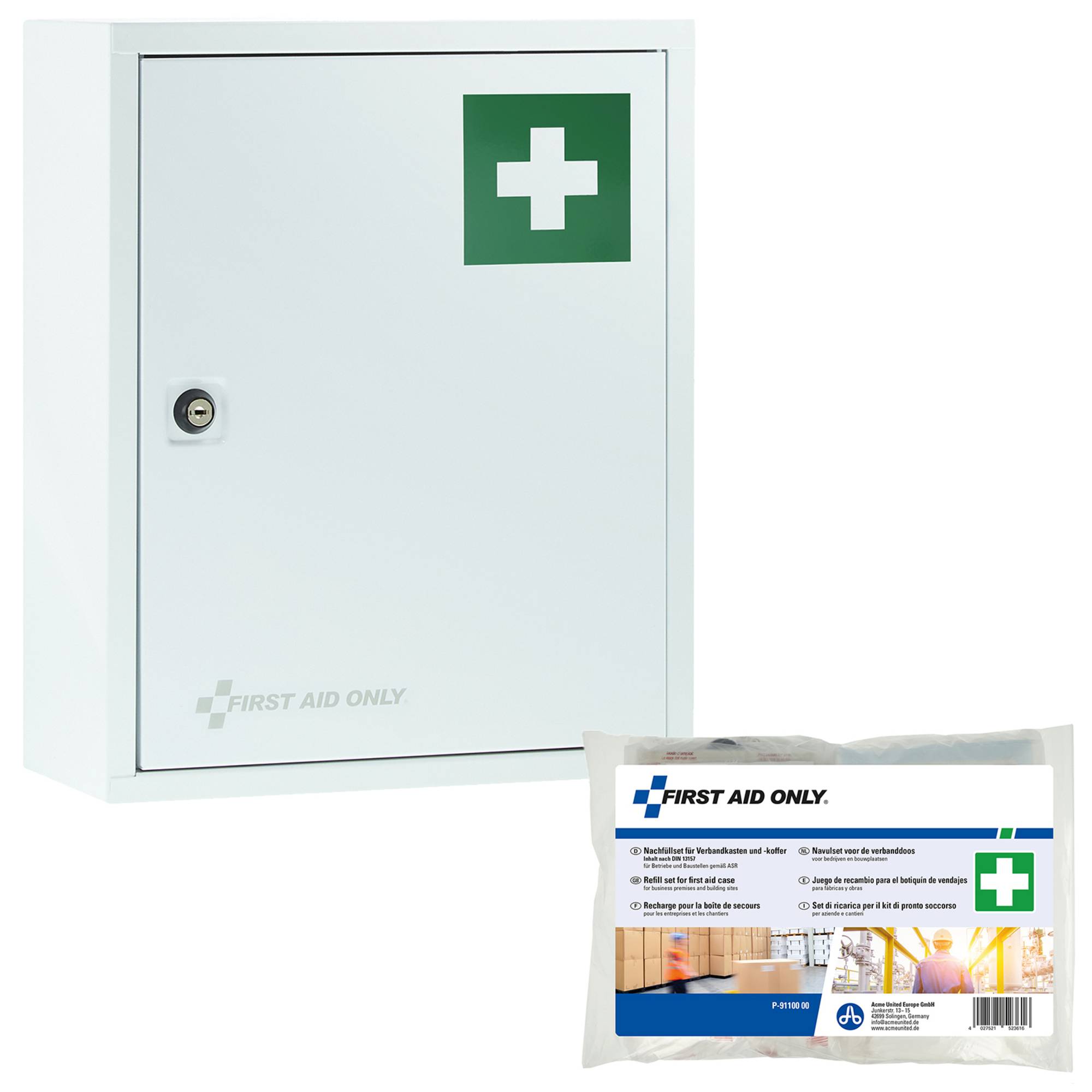 Erste Hilfe Schrank P-10200-13157 30x37x14cm DIN13157 weiß