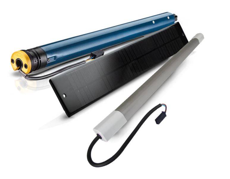 Somfy Oximo 40 WireFree io 3/23 Solarkit f.Rollläden 1242173