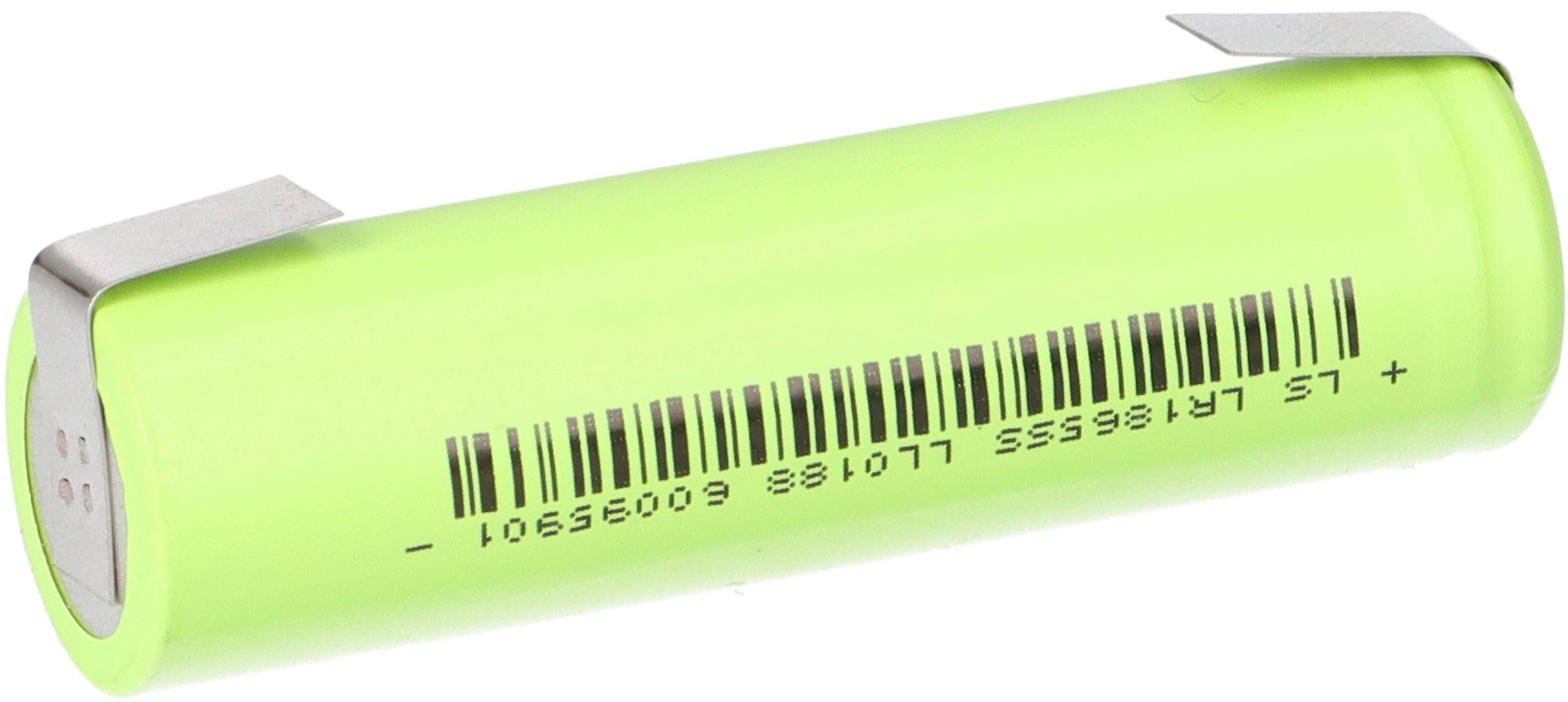 Lishen LR1865SS / TerraE INR18650-30E 3,65V 3000mAh – U-Lötfahne